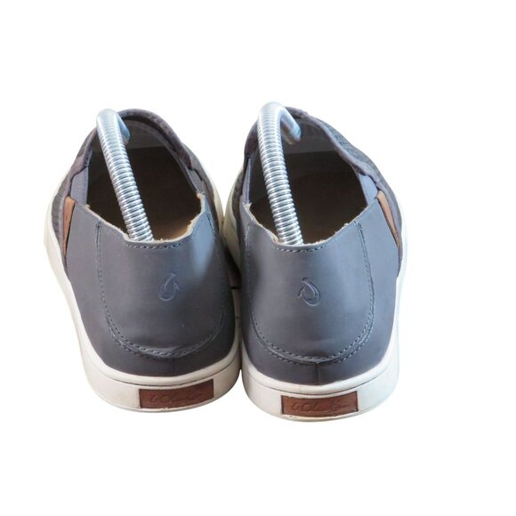Olukai Mens Nohea Mesh Slip-On Shoes Gray Size 9 - Picture 3 of 6